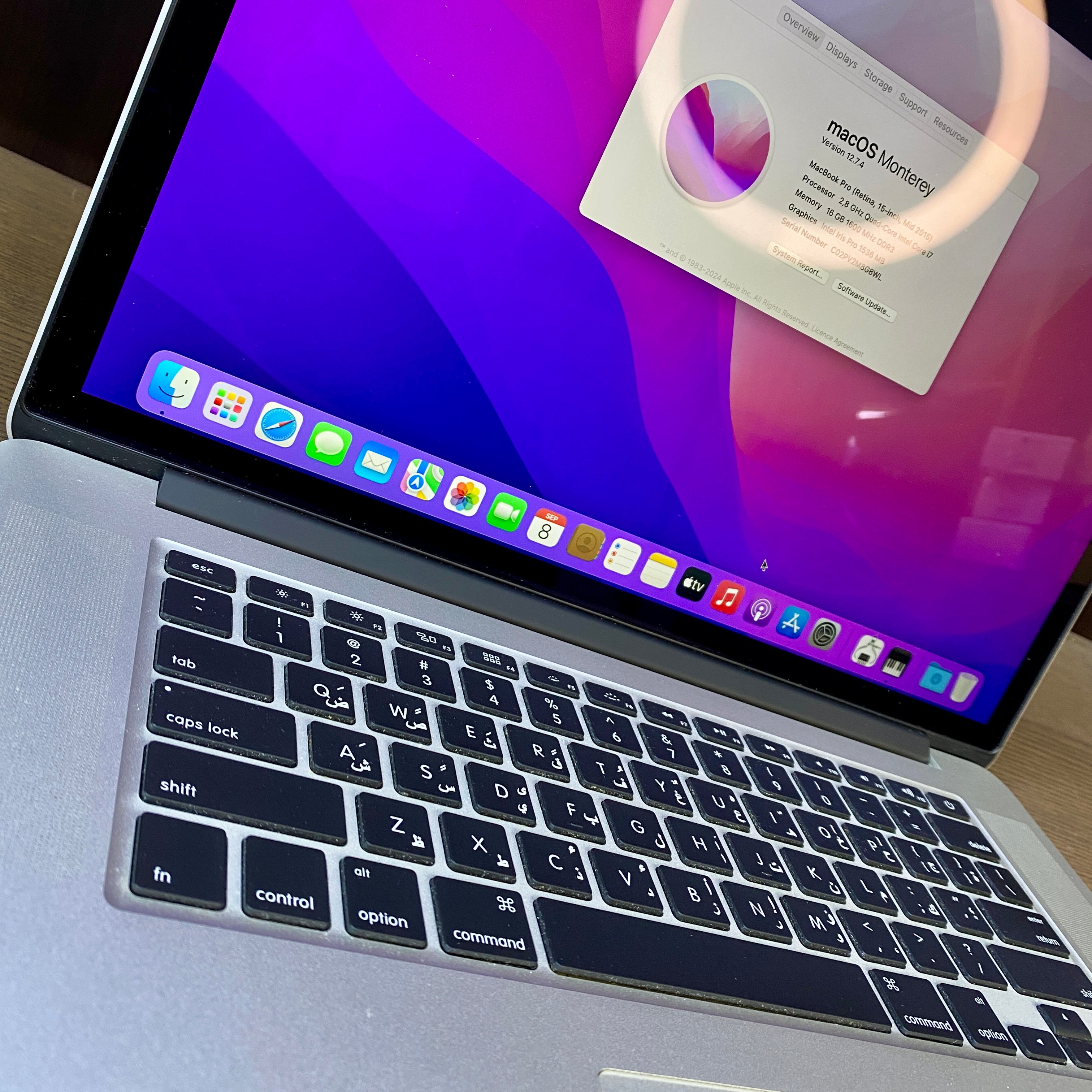 Apple Macbook Pro A1398 (Mid 2015) Laptop With 15.4-Inch